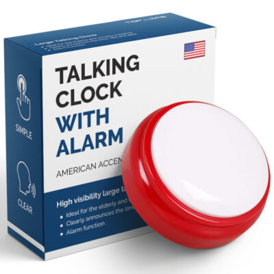 Talking Clock for the Elderly, Blind - Speaks the Time and Date